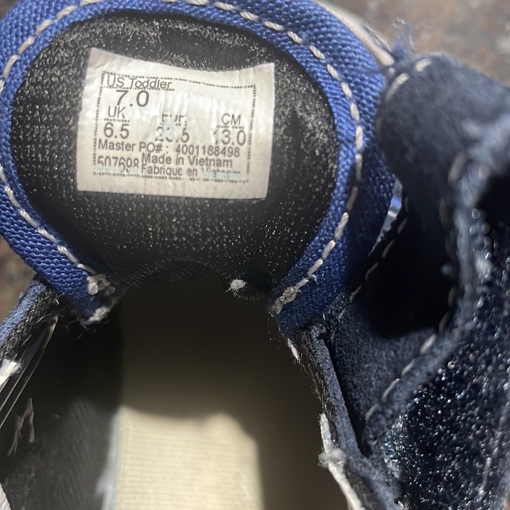 Vans Kids Sneakers Blue and White - Picture 4 of 4
